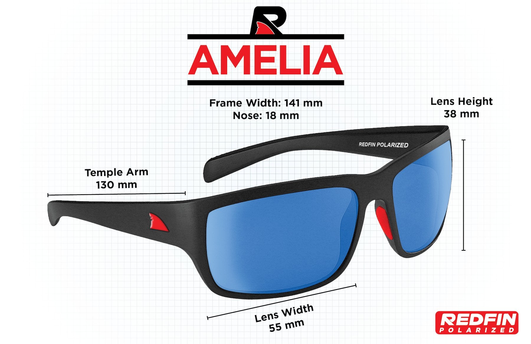 Amelia - RedFin Polarized