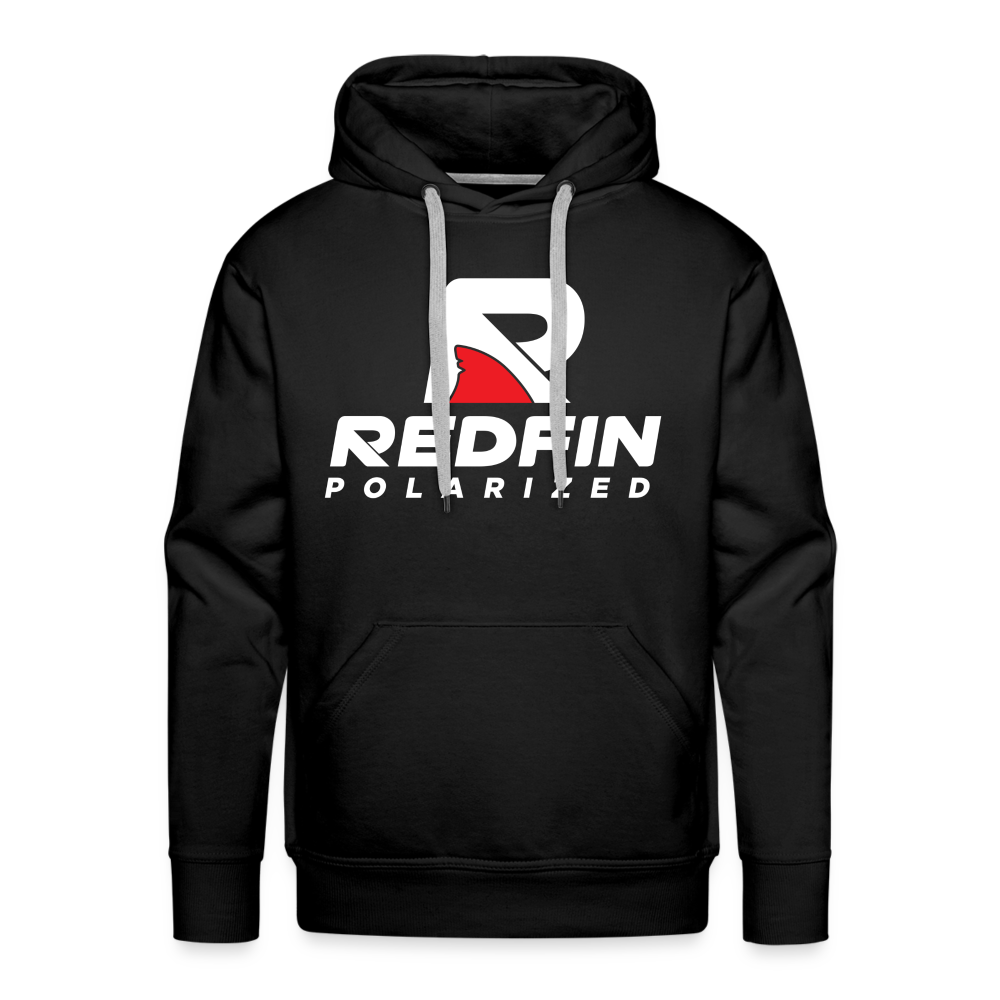 Redfin Polarized Men’s Premium Hoodie - black
