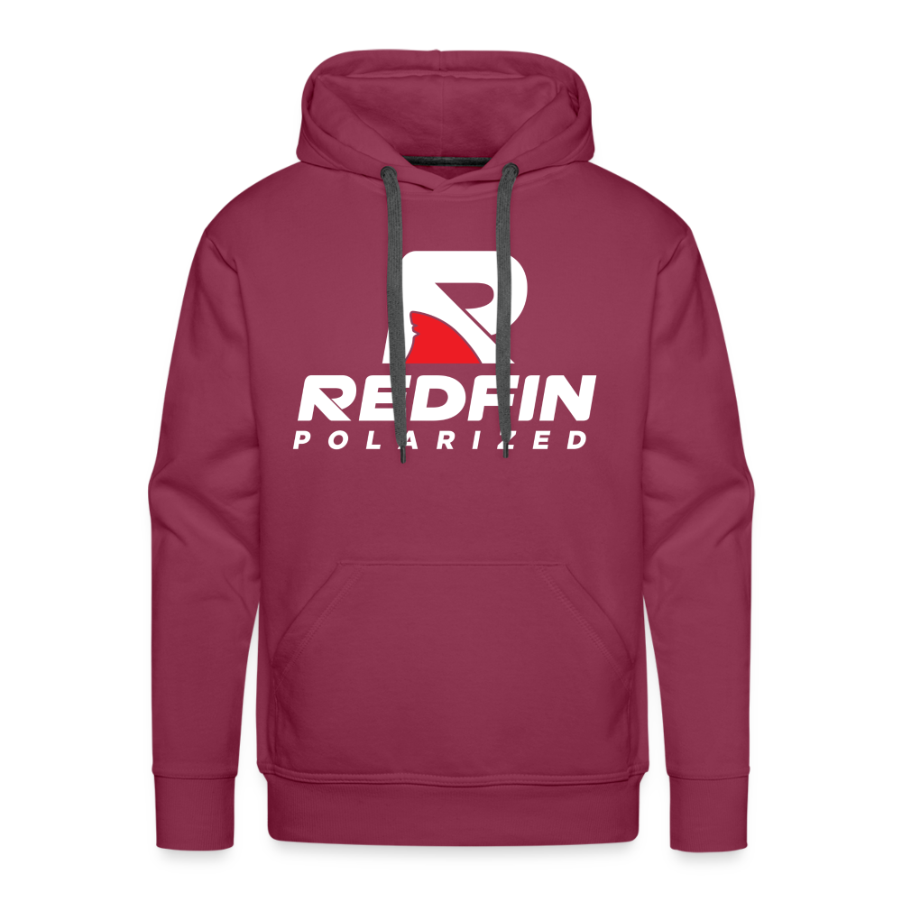 Redfin Polarized Men’s Premium Hoodie - burgundy