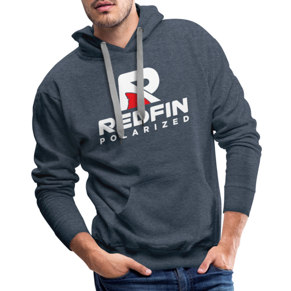 Redfin Polarized Men’s Premium Hoodie - heather denim