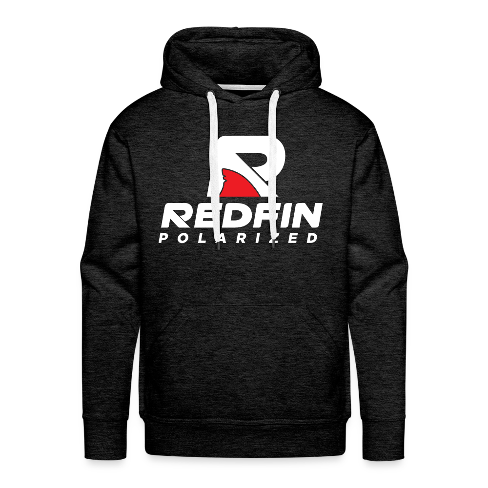 Redfin Polarized Men’s Premium Hoodie - charcoal grey