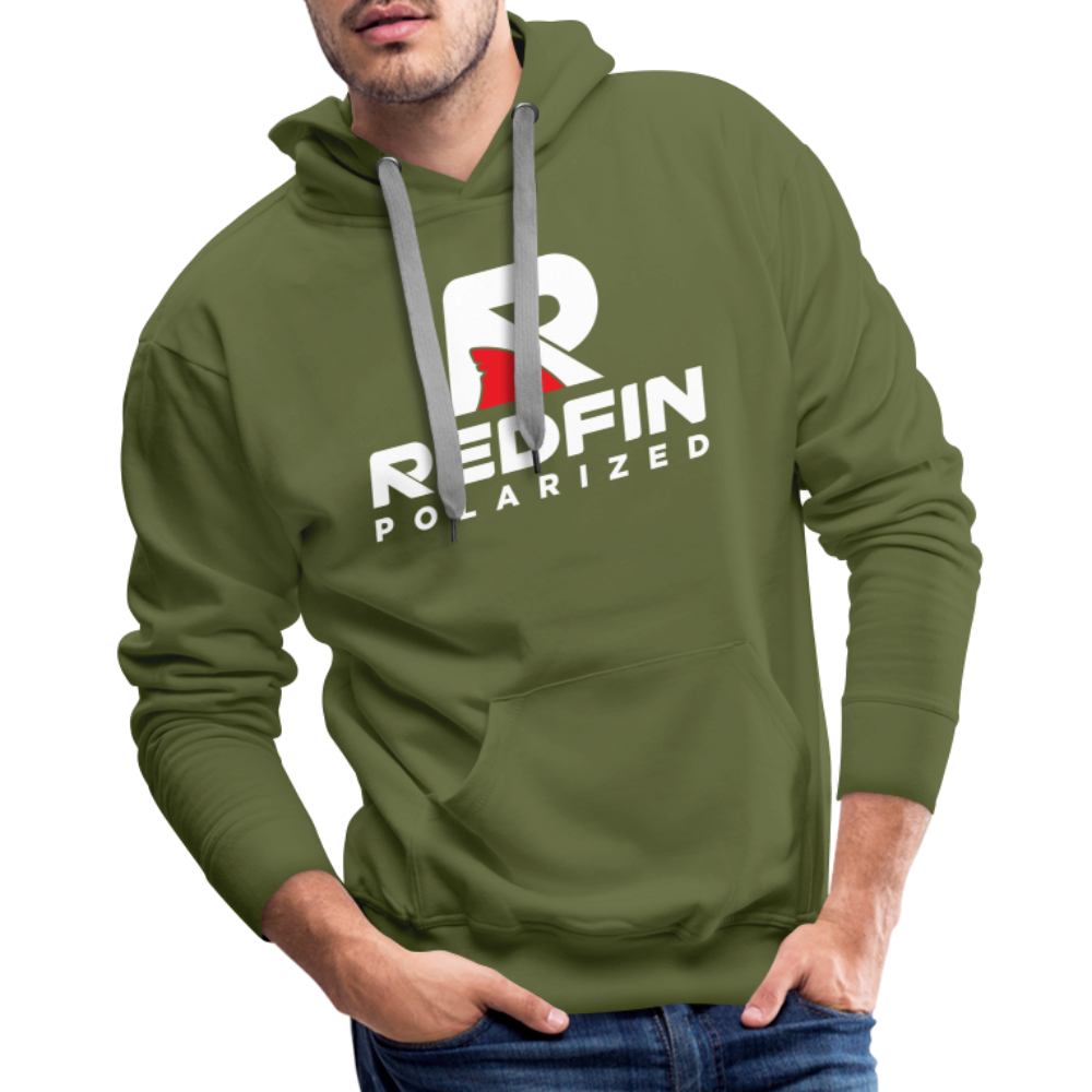 Redfin Polarized Men’s Premium Hoodie - olive green