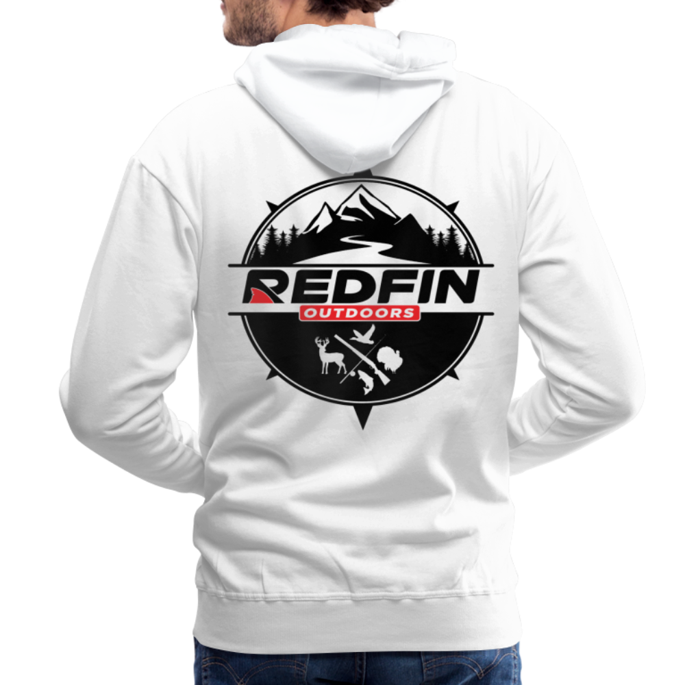 Redfin Outdoors Men’s Premium Hoodie - white