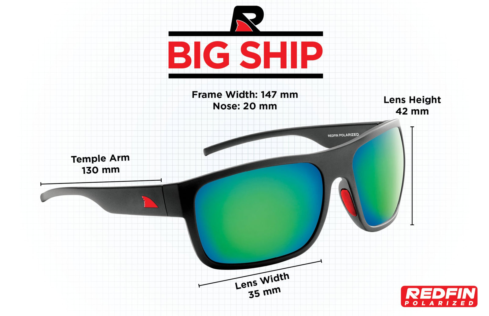 Big Ship - RedFin Polarized