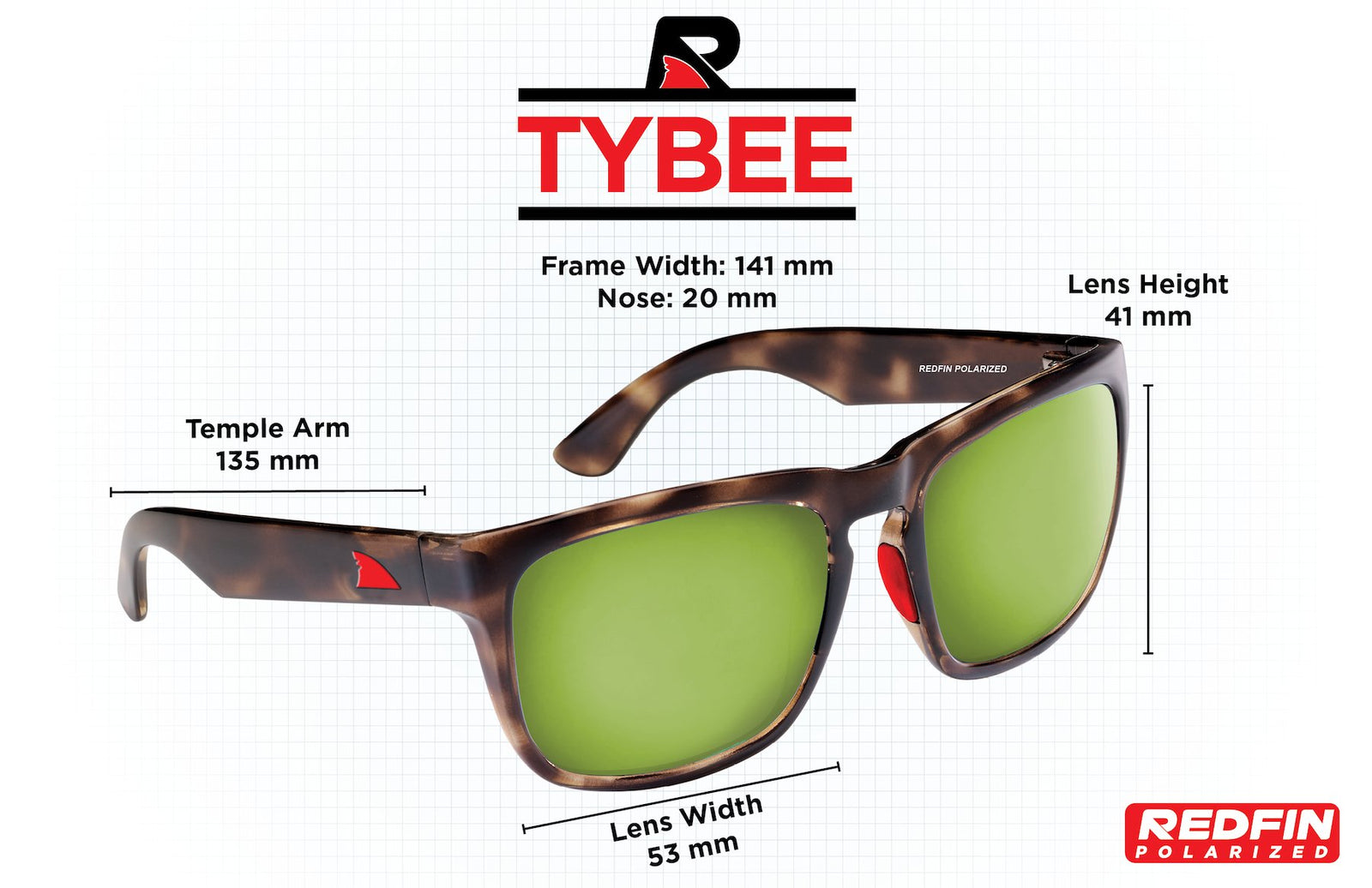 Tybee - RedFin Polarized